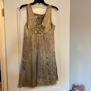 Gold dress